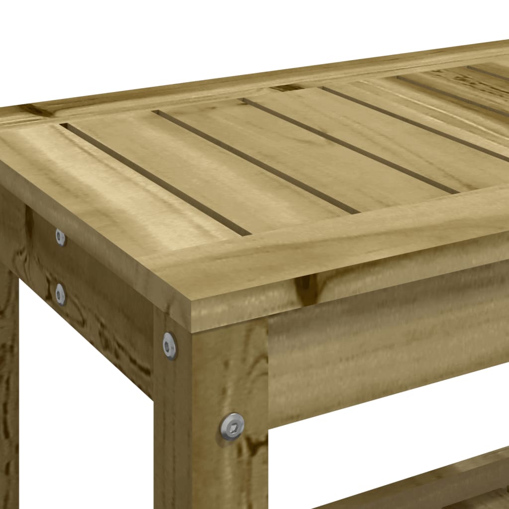 Impregnated Pine Garden Bench 108x35x45 cm - Durable Wood Design
