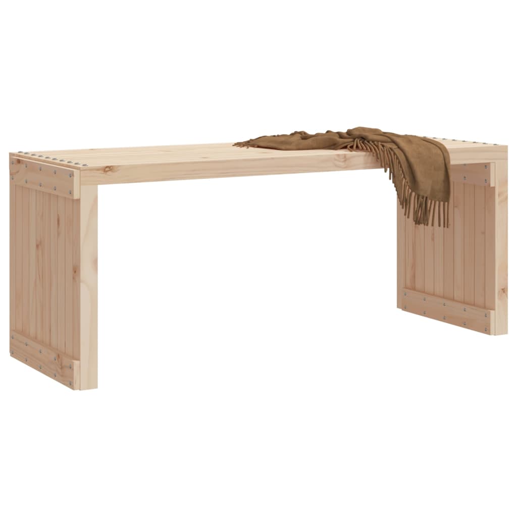 Extendable Garden Bench - Solid Pine Wood, 212.5x40.5x45 cm