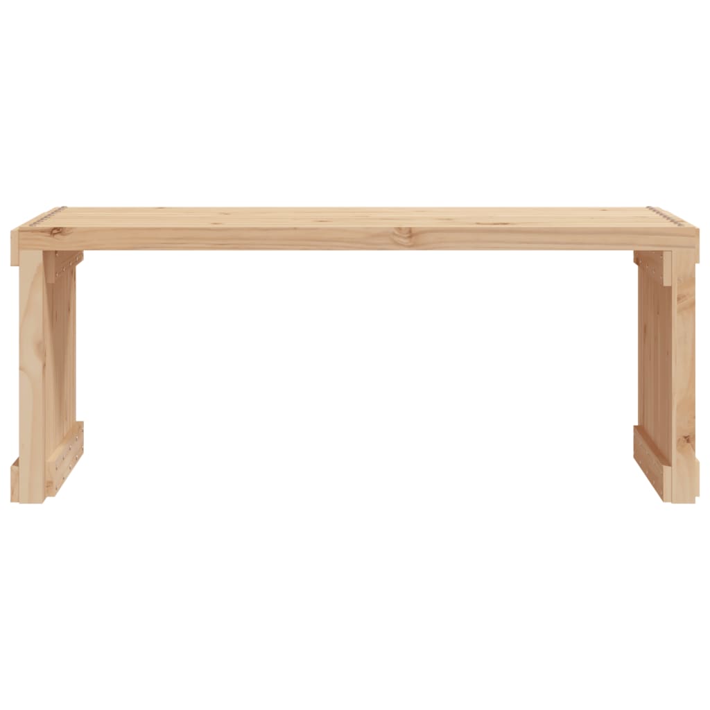 Extendable Garden Bench - Solid Pine Wood, 212.5x40.5x45 cm