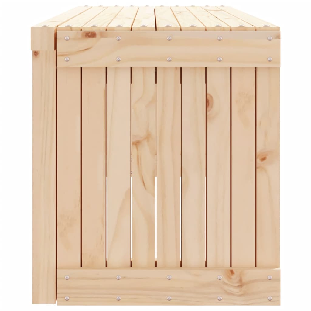 Extendable Garden Bench - Solid Pine Wood, 212.5x40.5x45 cm