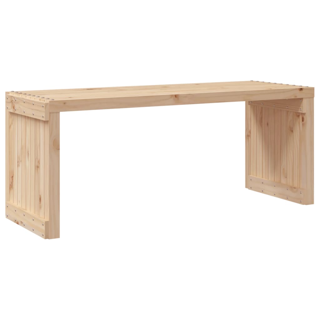 Extendable Garden Bench - Solid Pine Wood, 212.5x40.5x45 cm