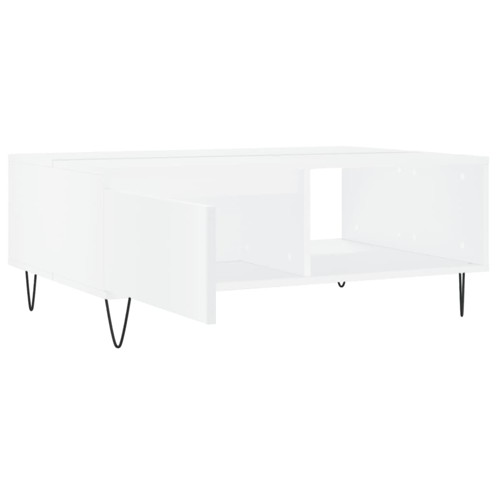 Coffee Table White 90x60x35 cm Engineered Wood