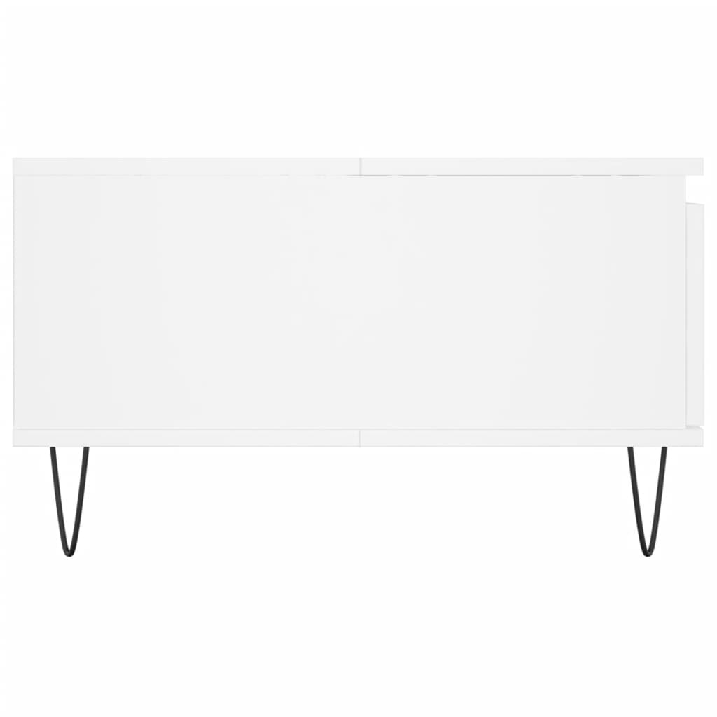 Coffee Table White 90x60x35 cm Engineered Wood