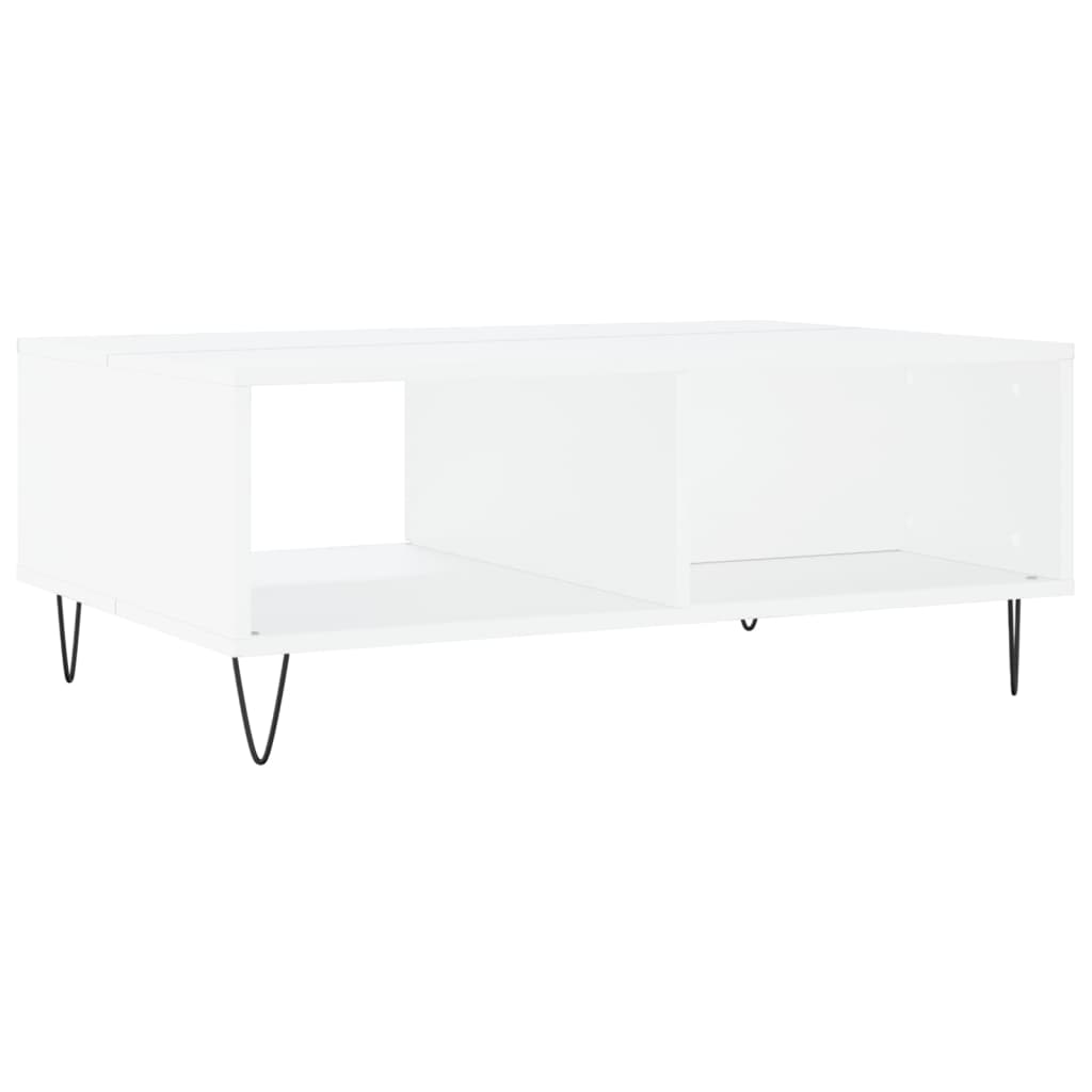 Coffee Table White 90x60x35 cm Engineered Wood