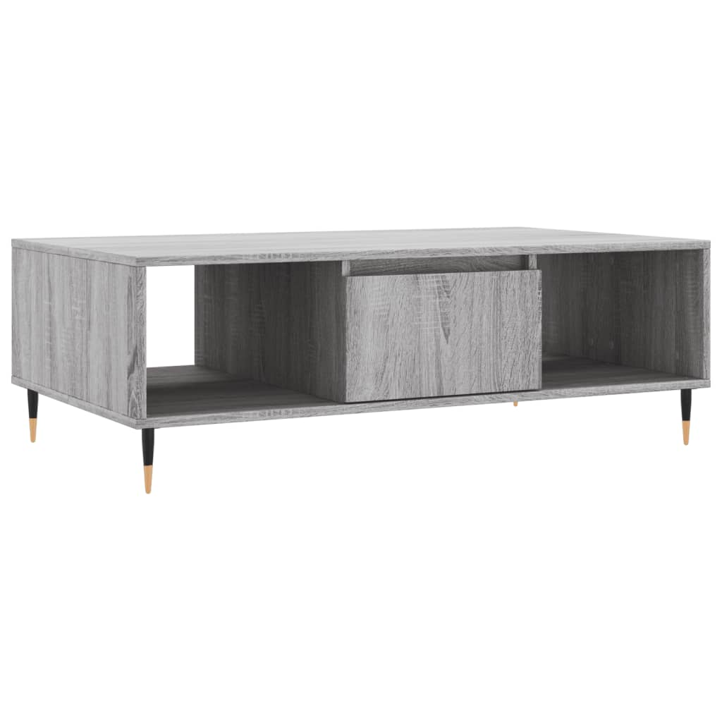 Coffee Table Grey Sonoma 104x60x35 cm Engineered Wood