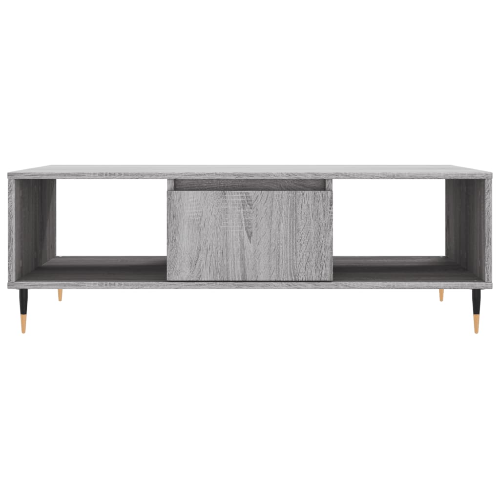 Coffee Table Grey Sonoma 104x60x35 cm Engineered Wood