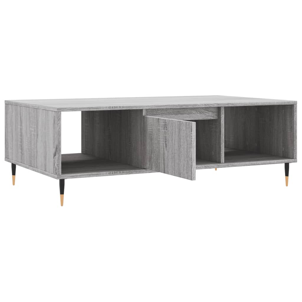 Coffee Table Grey Sonoma 104x60x35 cm Engineered Wood