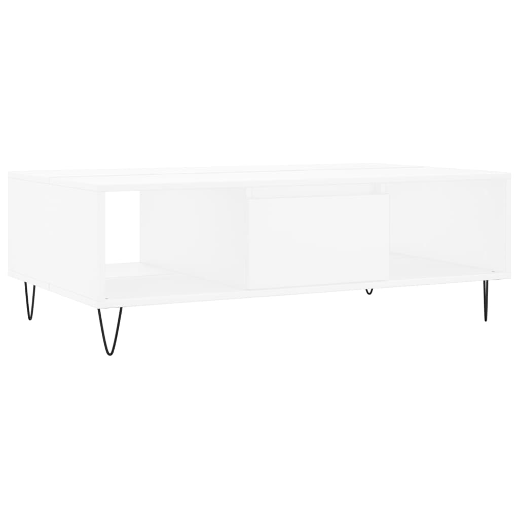 Coffee Table White 104x60x35 cm Engineered Wood