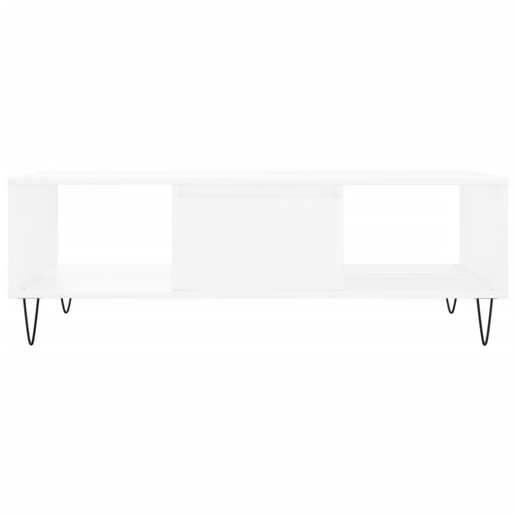Coffee Table White 104x60x35 cm Engineered Wood