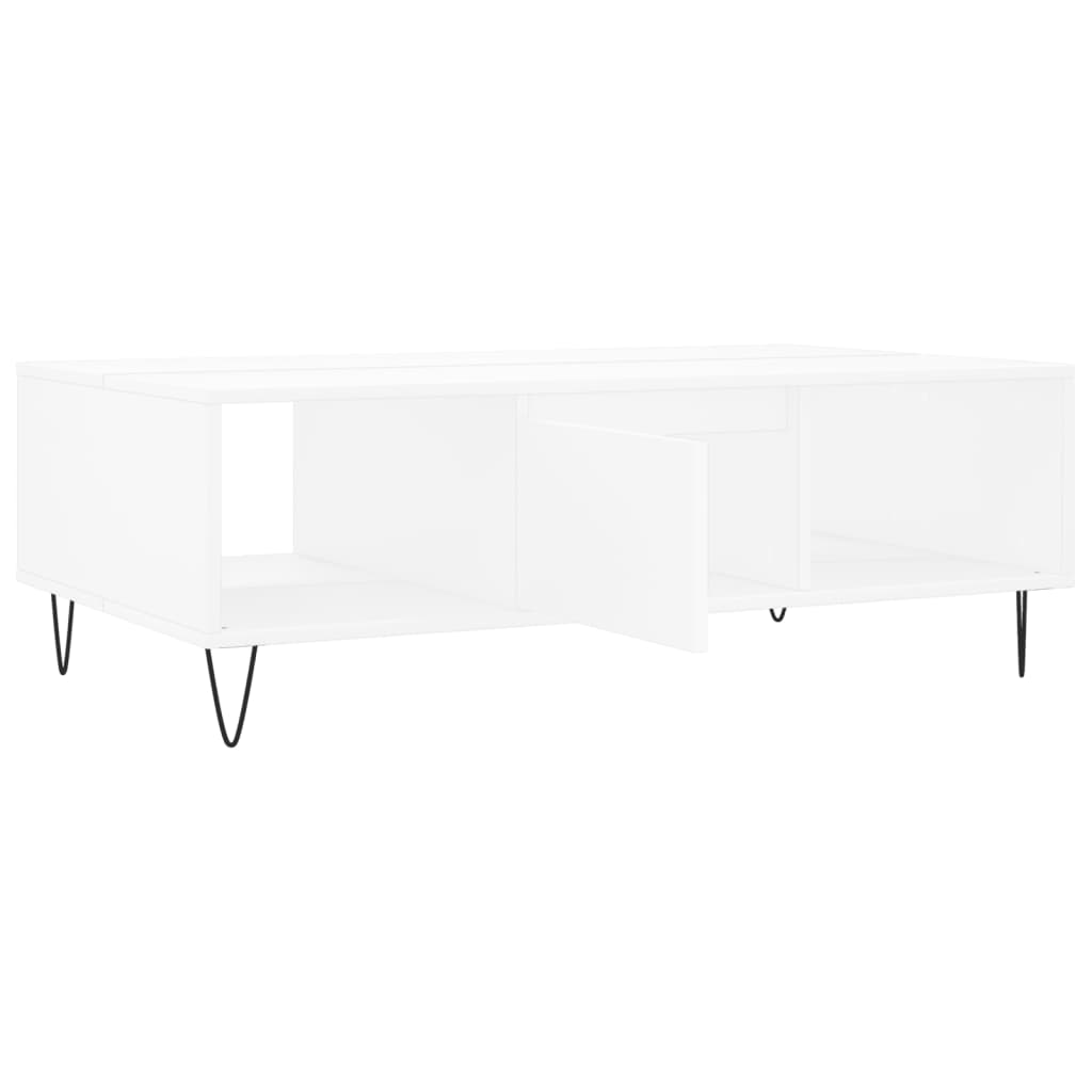 Coffee Table White 104x60x35 cm Engineered Wood