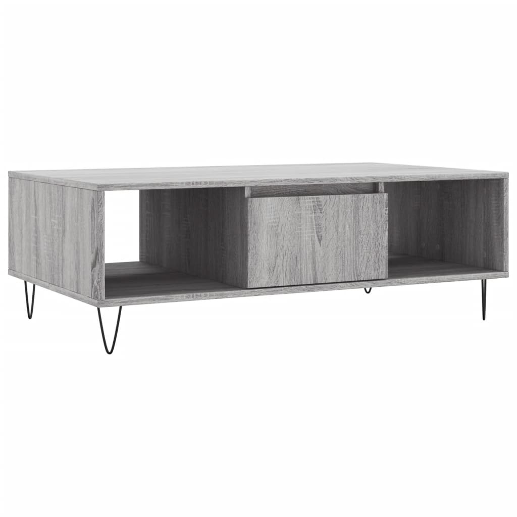 Coffee Table Grey Sonoma 104x60x35 cm Engineered Wood