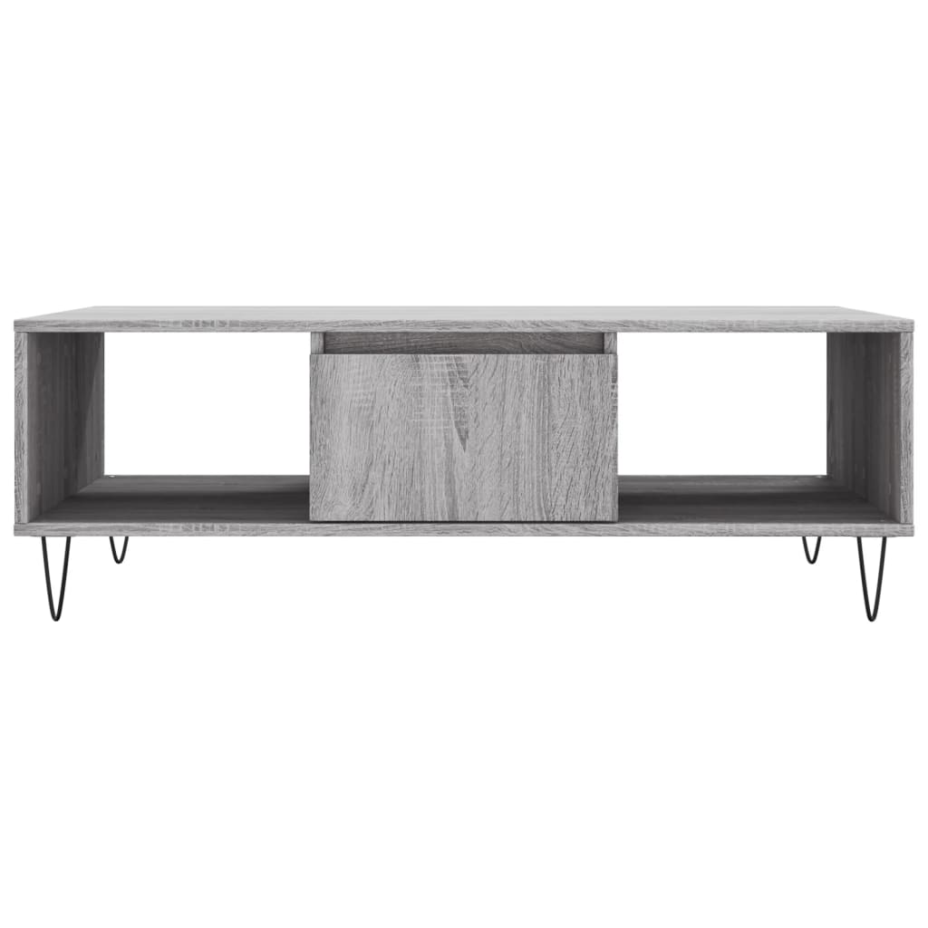 Coffee Table Grey Sonoma 104x60x35 cm Engineered Wood