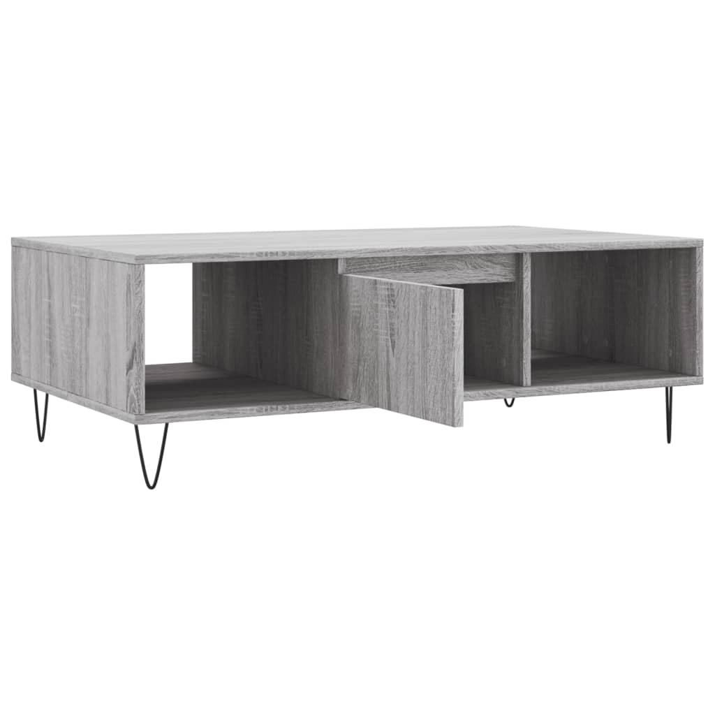 Coffee Table Grey Sonoma 104x60x35 cm Engineered Wood