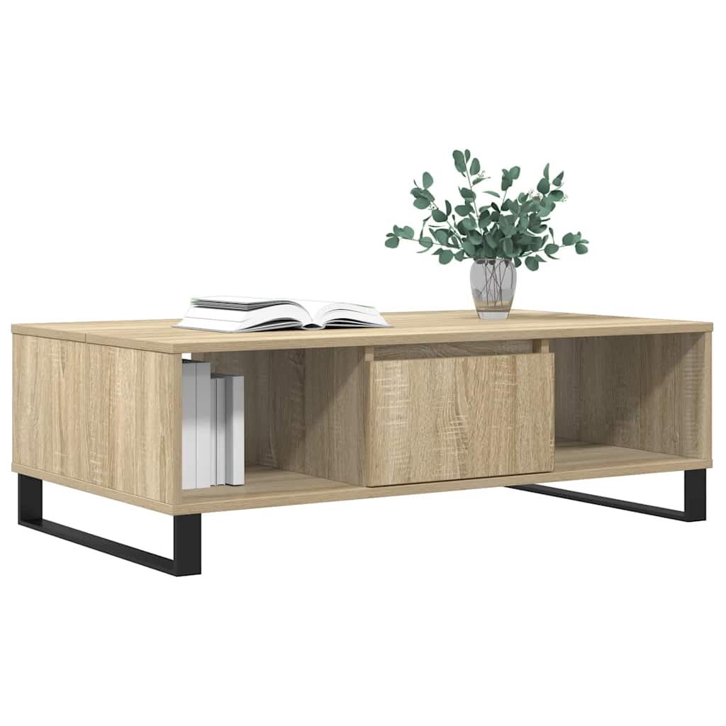Coffee Table Sonoma Oak 104x60x35 cm Engineered Wood