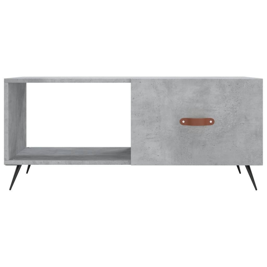 Coffee Table Concrete Grey 90x50x40 cm Engineered Wood