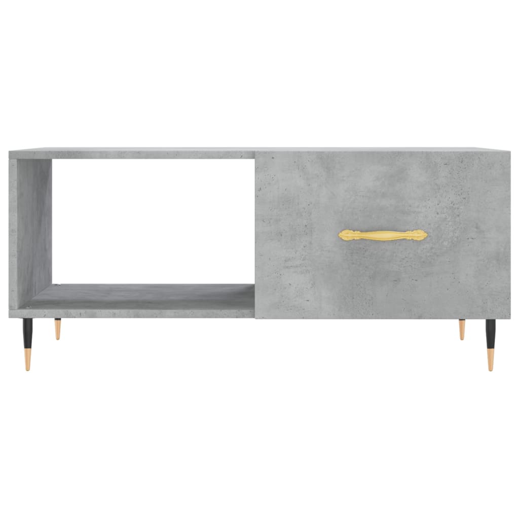 Coffee Table Concrete Grey 90x50x40 cm Engineered Wood