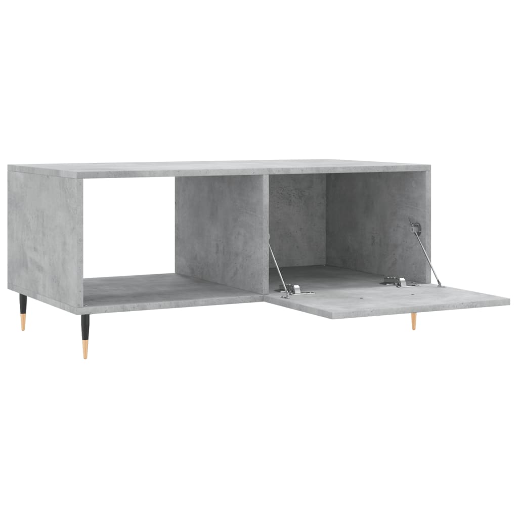 Coffee Table Concrete Grey 90x50x40 cm Engineered Wood