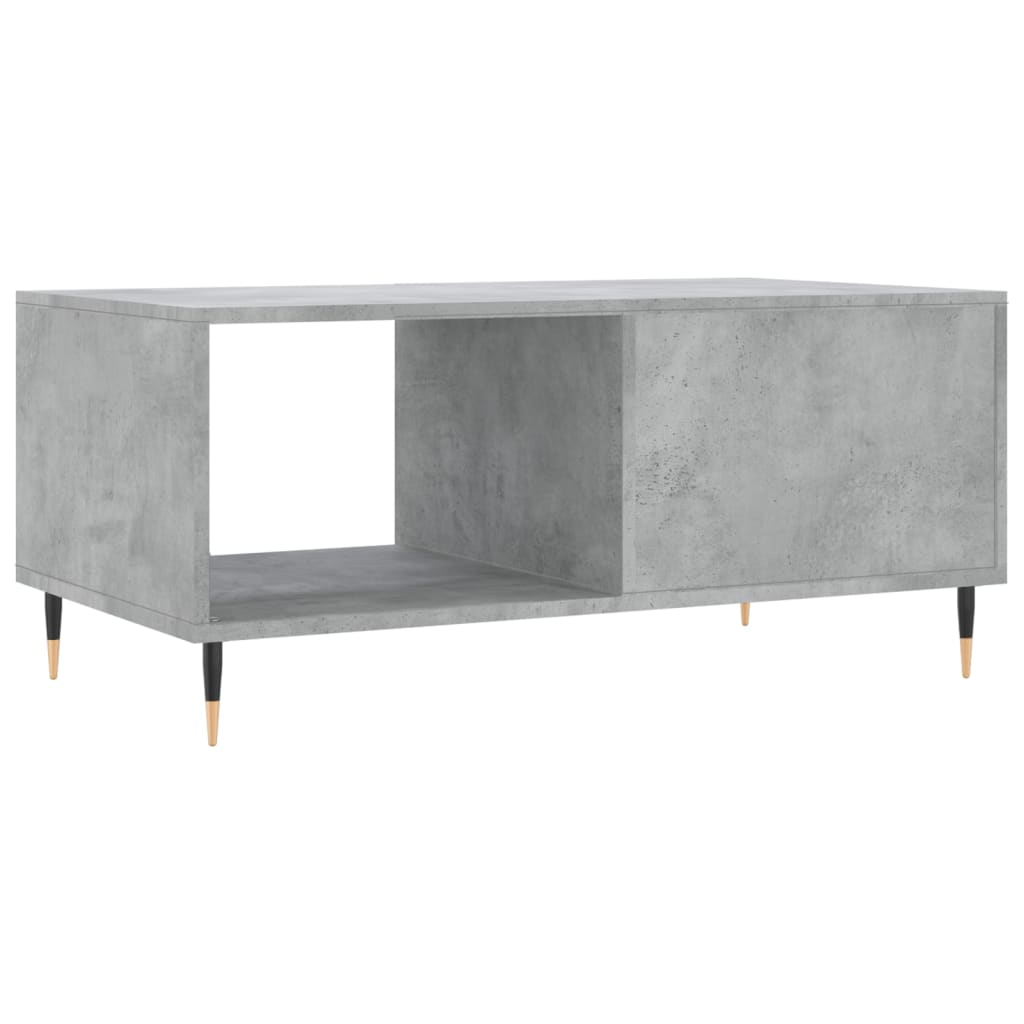 Coffee Table Concrete Grey 90x50x40 cm Engineered Wood