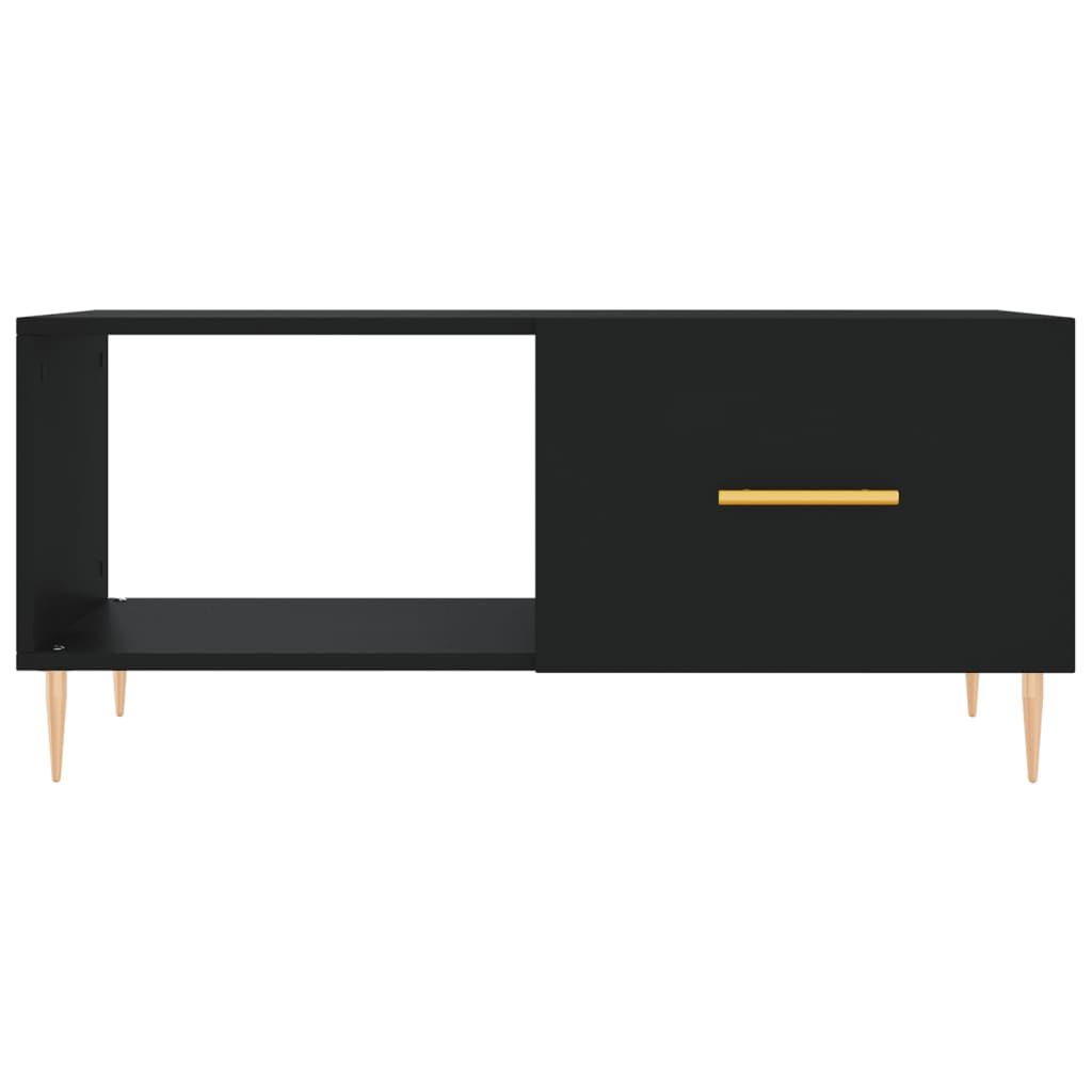 Coffee Table Black 90x50x40 cm Engineered Wood