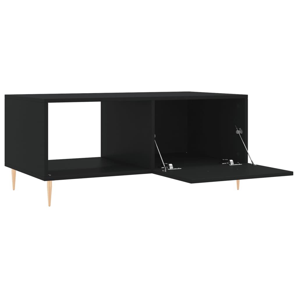 Coffee Table Black 90x50x40 cm Engineered Wood