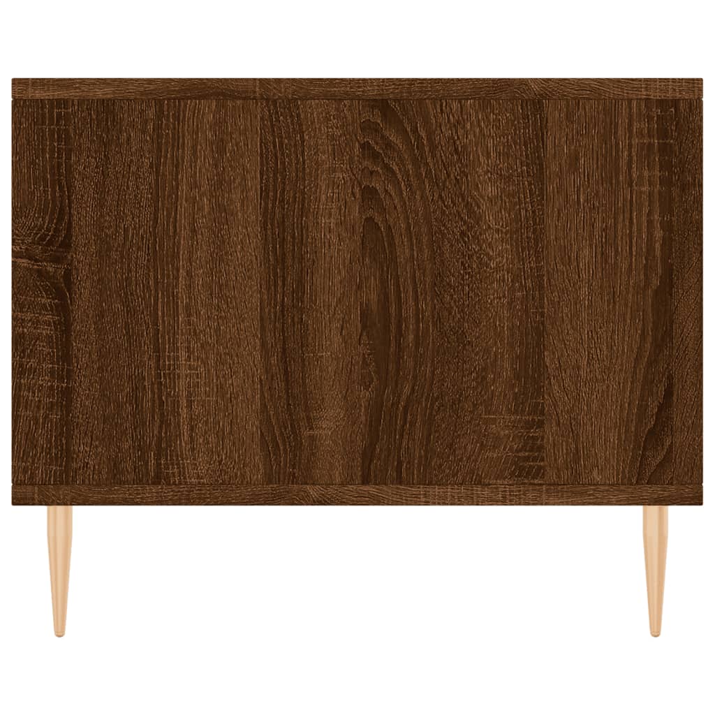 Coffee Table Brown Oak 90x50x40 cm Engineered Wood