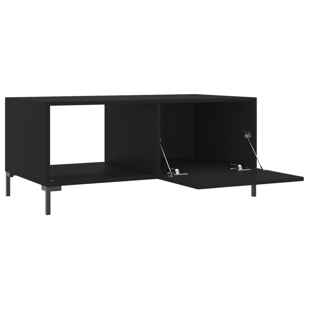 Coffee Table Black 90x50x40 cm Engineered Wood