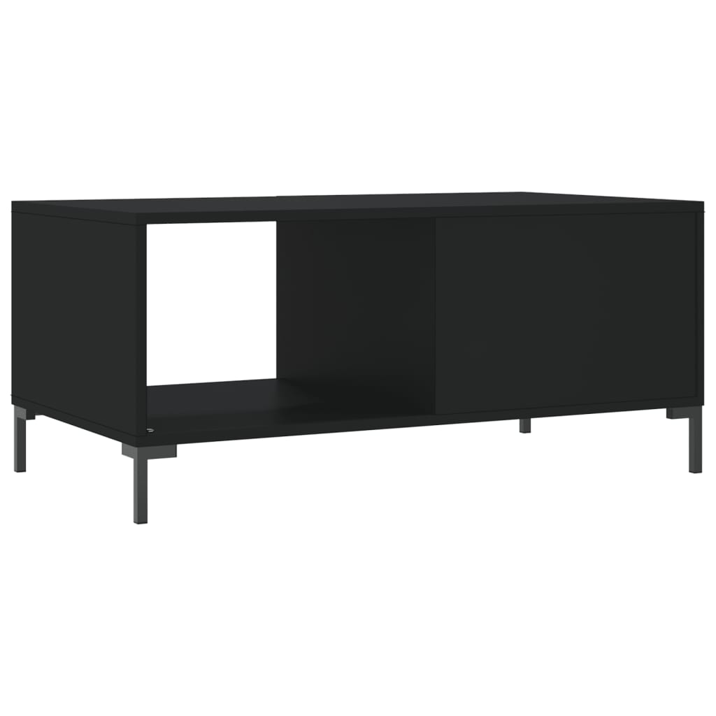Coffee Table Black 90x50x40 cm Engineered Wood