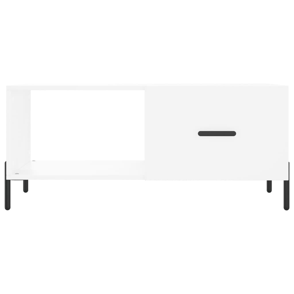 Coffee Table White 90x50x40 cm Engineered Wood