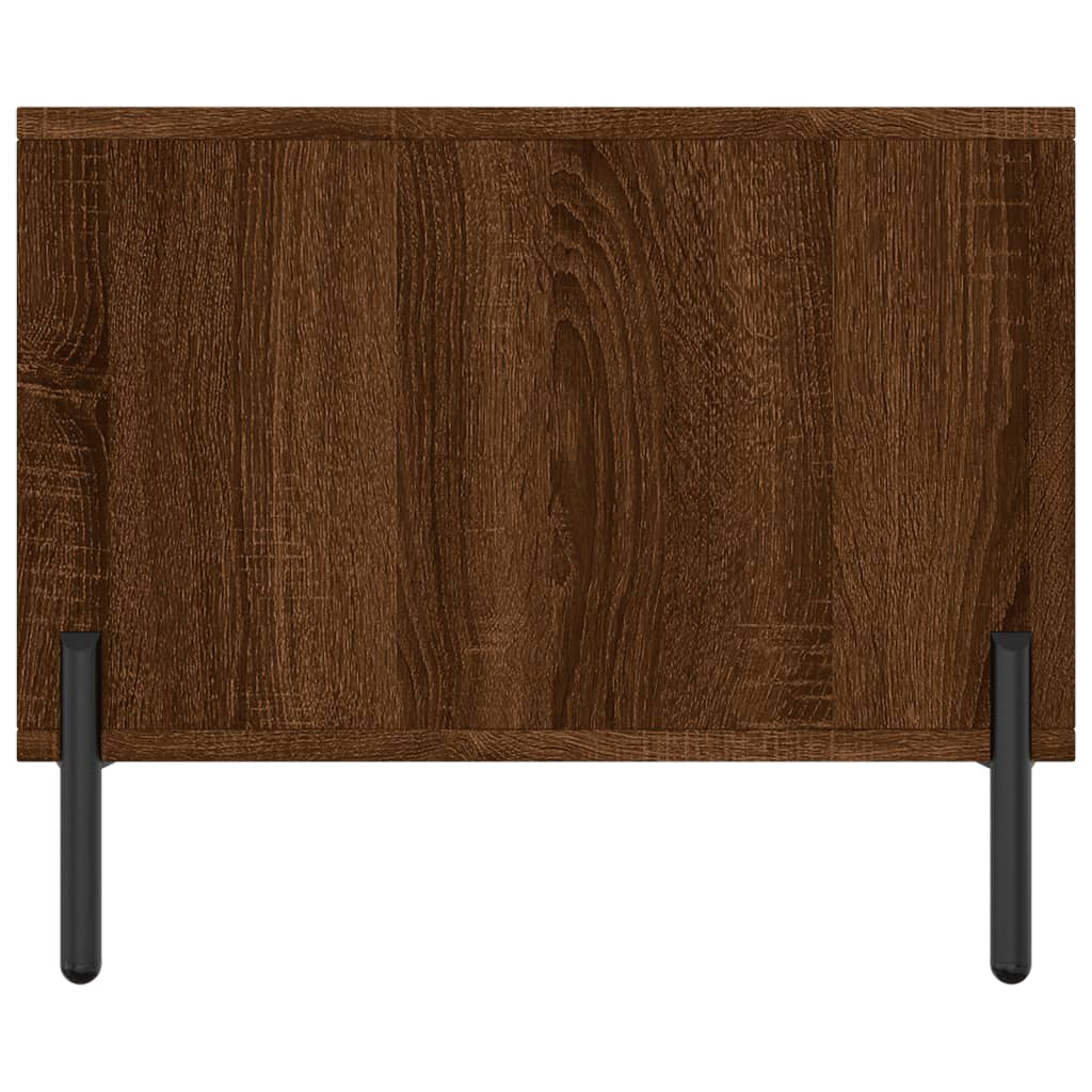 Coffee Table Brown Oak 90x50x40 cm Engineered Wood
