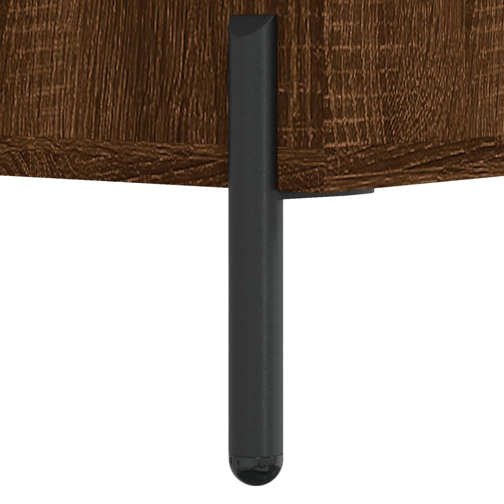 Coffee Table Brown Oak 90x50x40 cm Engineered Wood