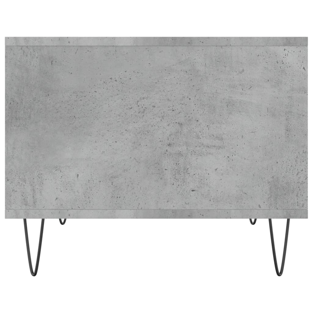 Coffee Table Concrete Grey 60x50x40 cm Engineered Wood