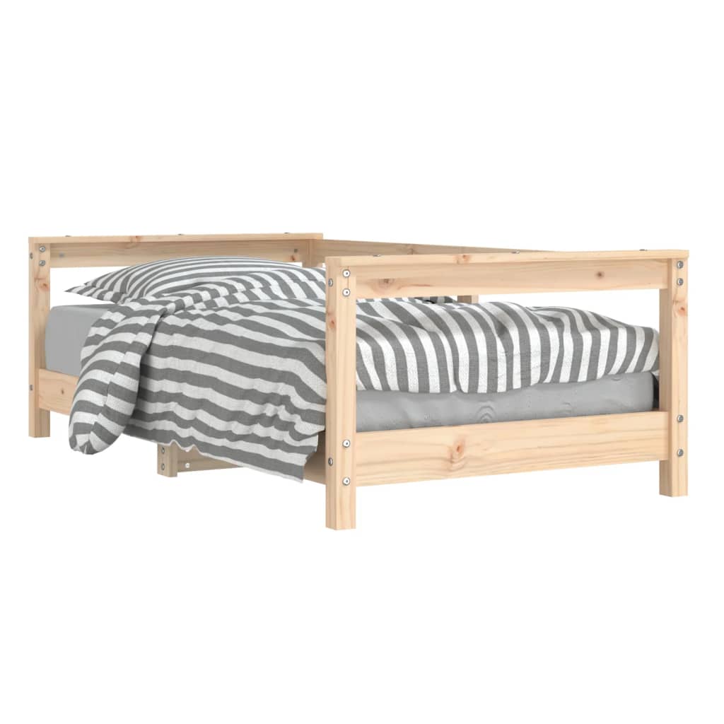 Solid Pine Kids Bed Frame 70x140 cm - Durable & Stylish