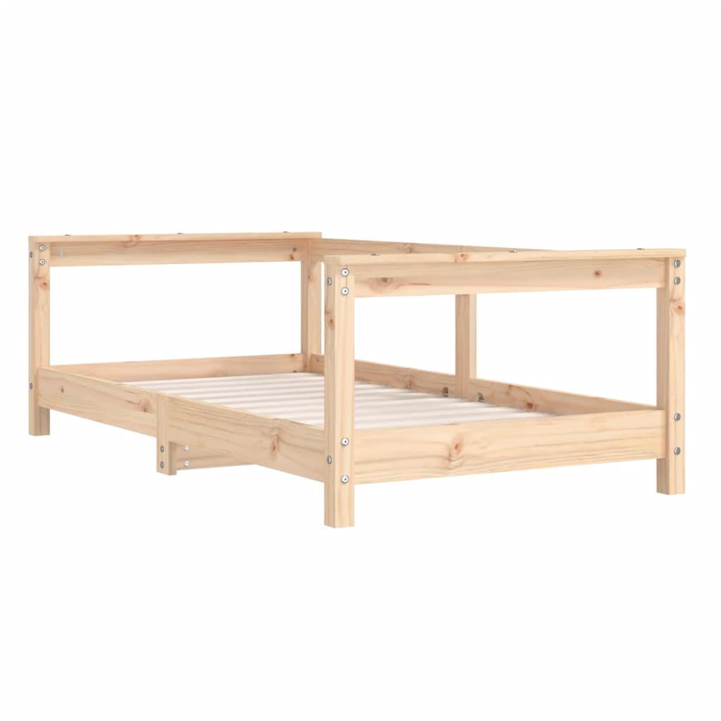 Solid Pine Kids Bed Frame 70x140 cm - Durable & Stylish