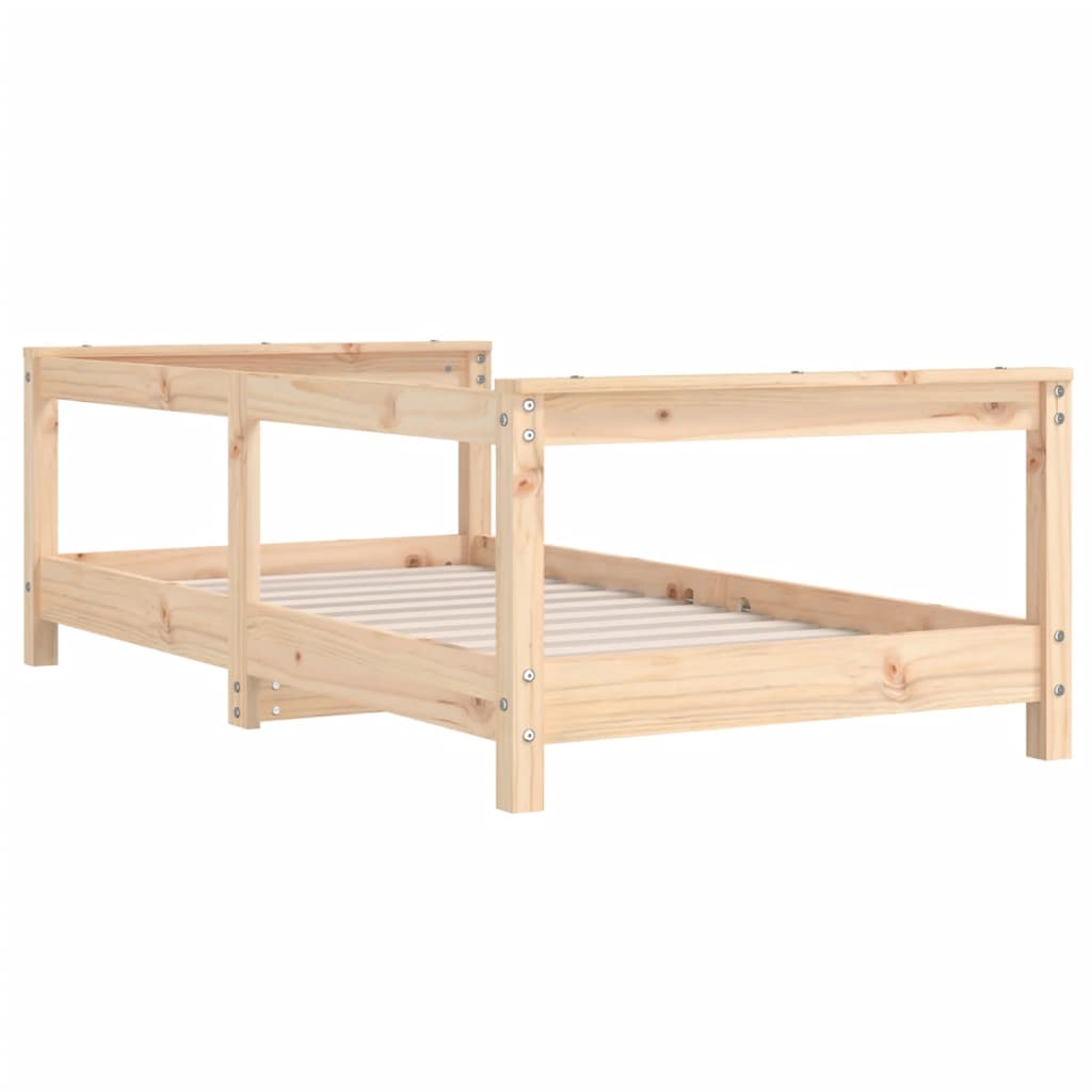 Solid Pine Kids Bed Frame 70x140 cm - Durable & Stylish