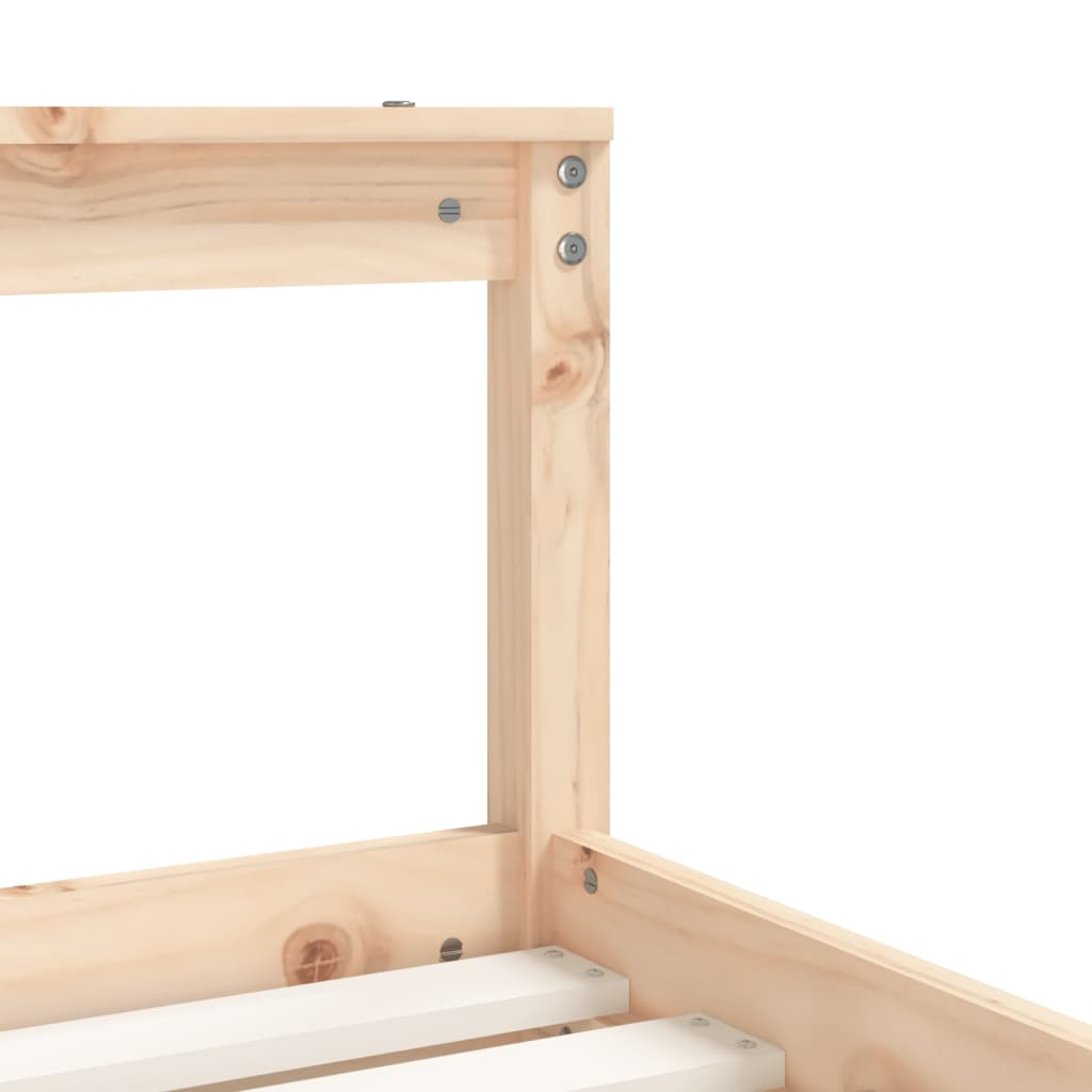 Solid Pine Kids Bed Frame 70x140 cm - Durable & Stylish