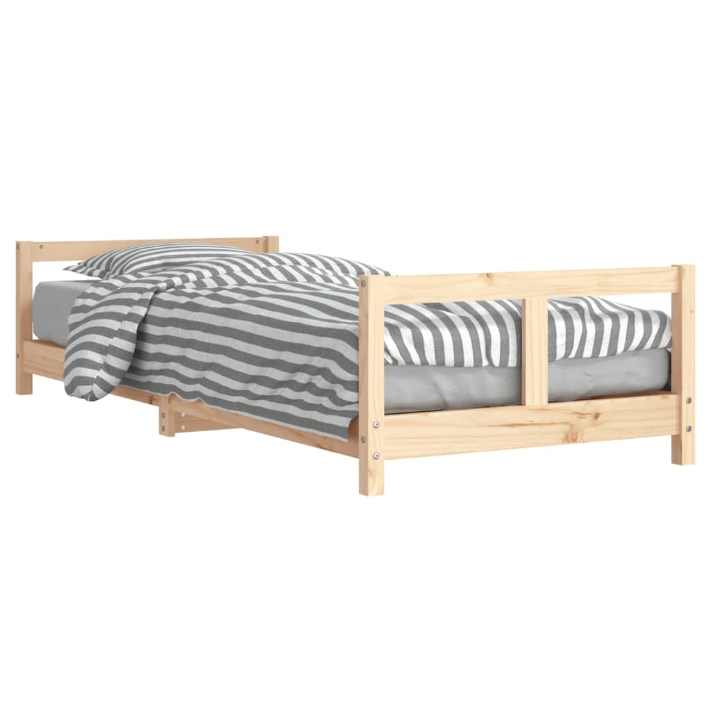Solid Pine Kids Bed Frame 80x200 cm - Durable & Stylish!