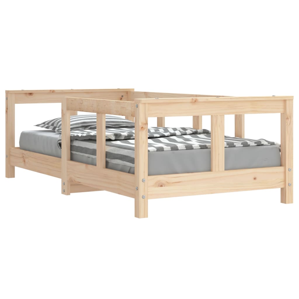 Solid Pine Kids Bed Frame 70x140 cm - Durable & Stylish