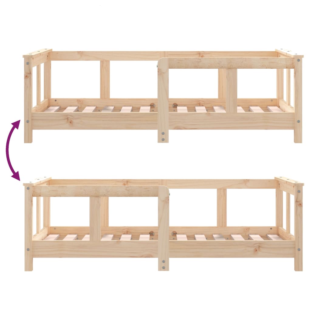 Solid Pine Kids Bed Frame 70x140 cm - Durable & Stylish