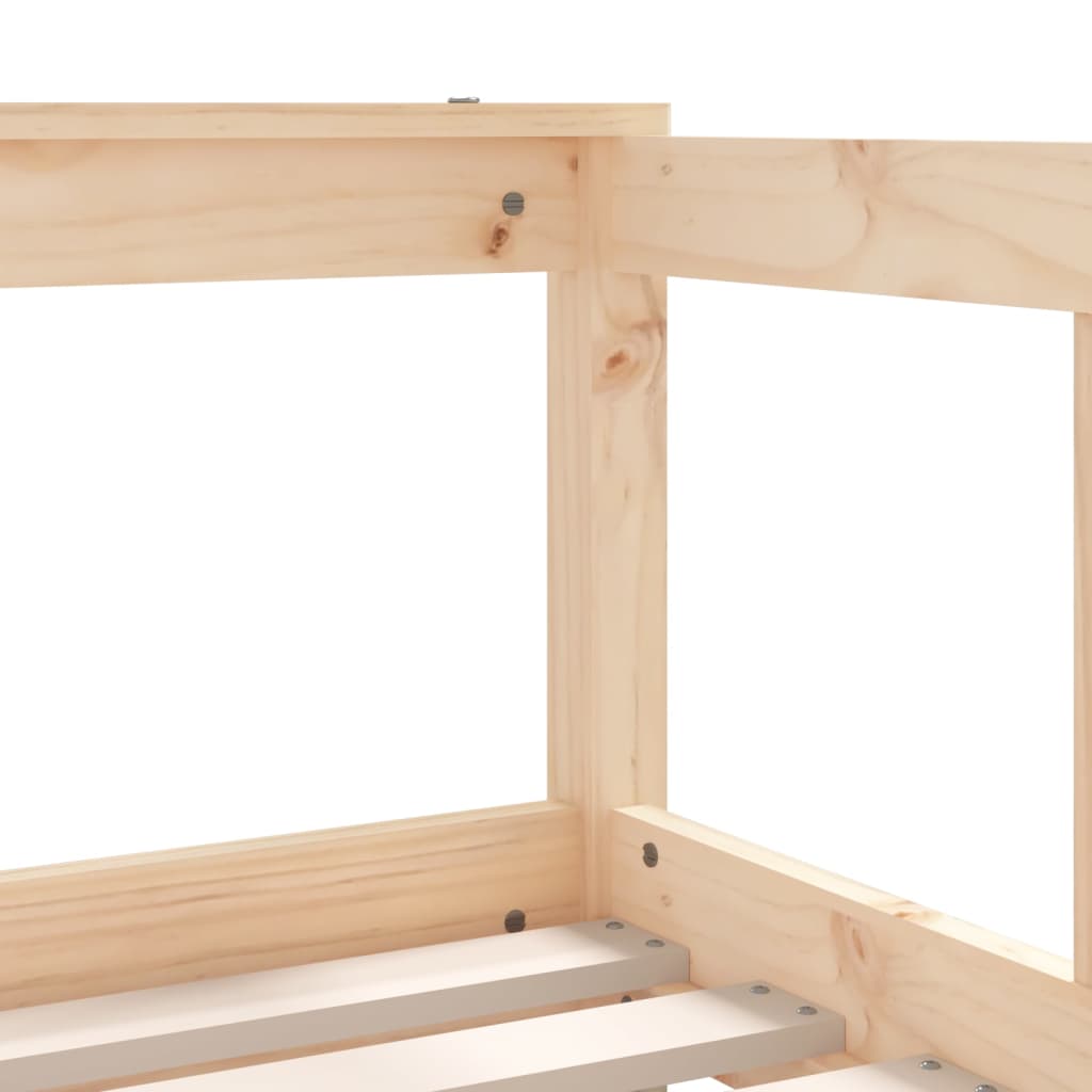 Solid Pine Kids Bed Frame 70x140 cm - Durable & Stylish