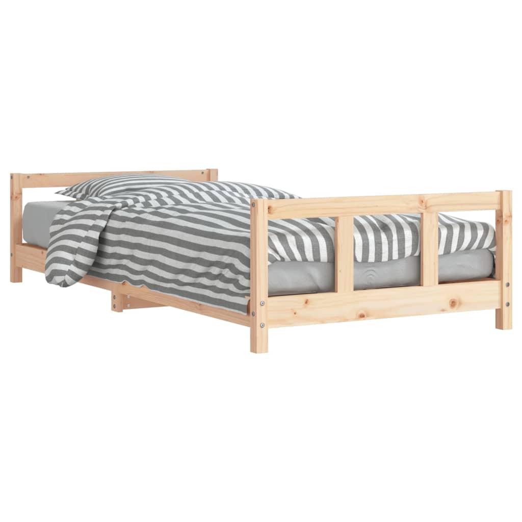 Solid Pine Kids Bed Frame 90x190 cm - Durable & Stylish Design