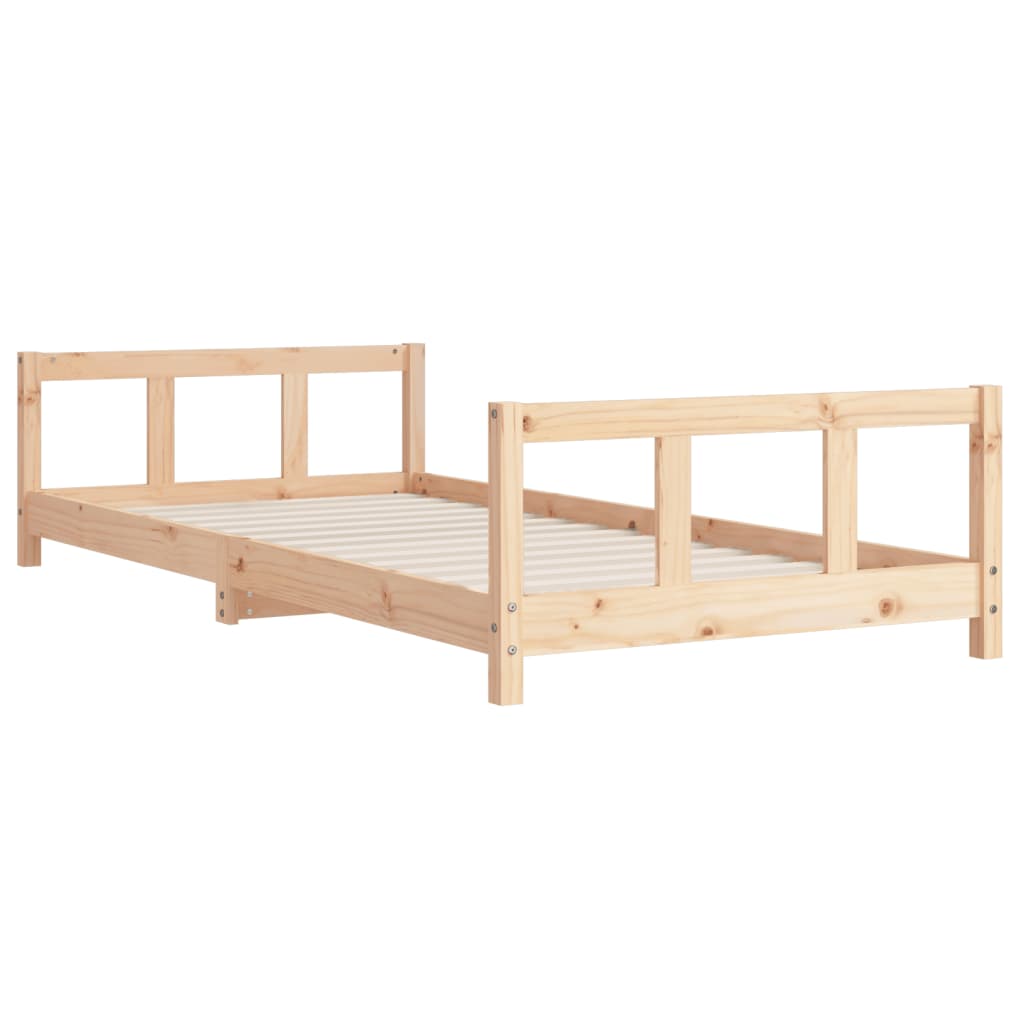 Solid Pine Kids Bed Frame 90x190 cm - Durable & Stylish Design