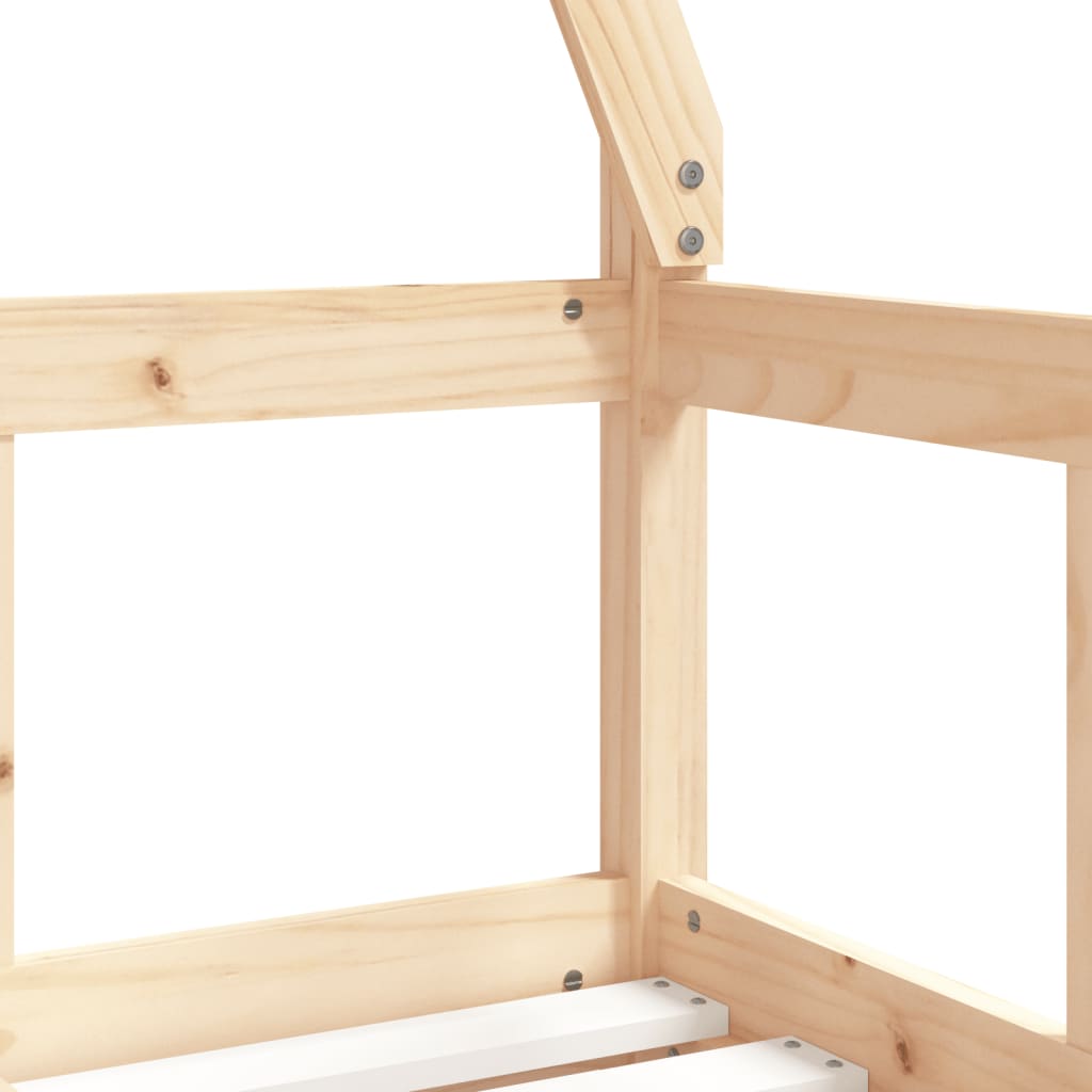 Solid Pine Kids Bed Frame, 70x140 cm – Durable & Stylish