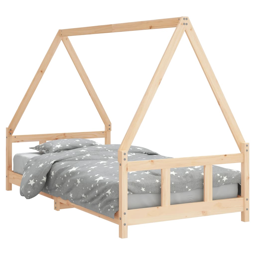 Solid Pine Kids Bed Frame 90x190 cm - Durable & Stylish