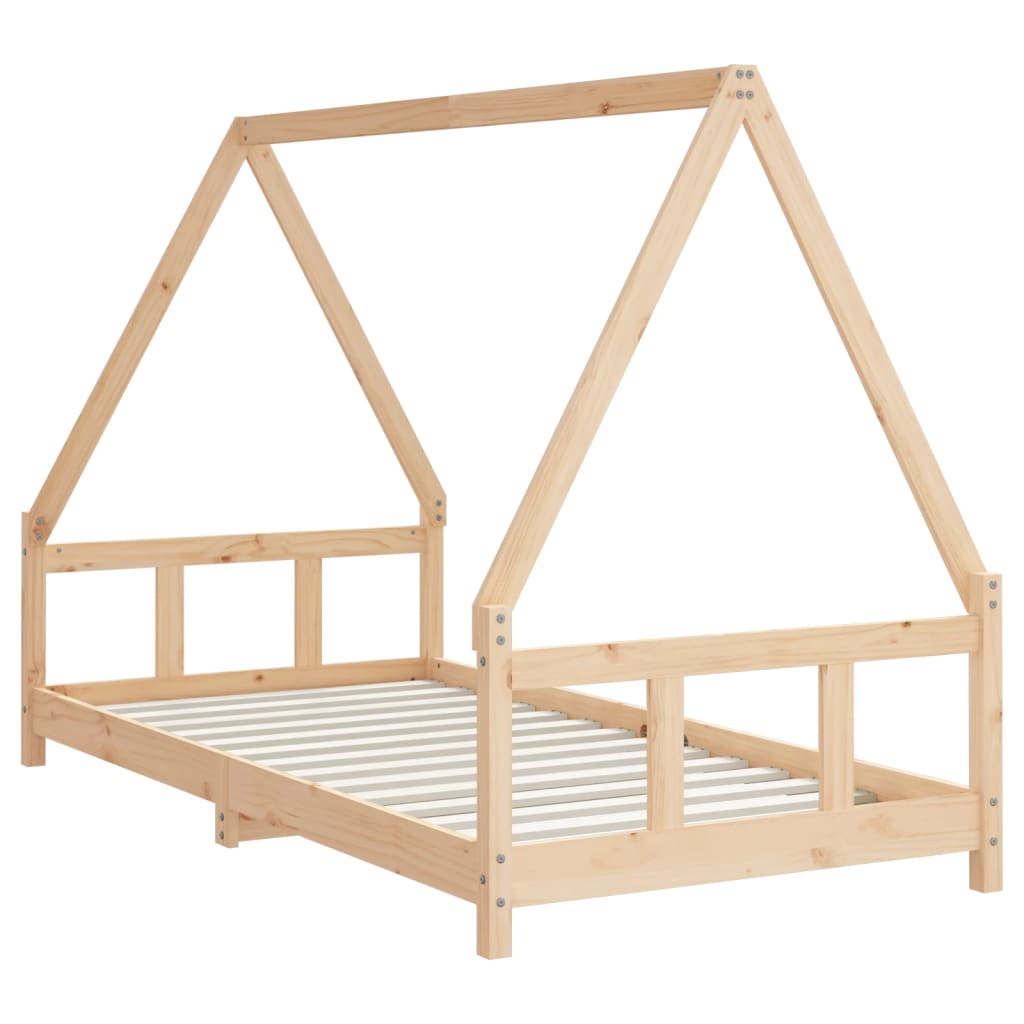 Solid Pine Kids Bed Frame 90x190 cm - Durable & Stylish