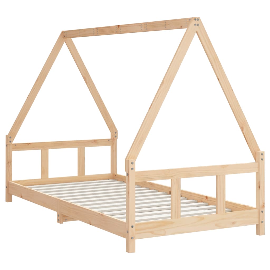Solid Pine Kids Bed Frame 90x190 cm - Durable & Stylish