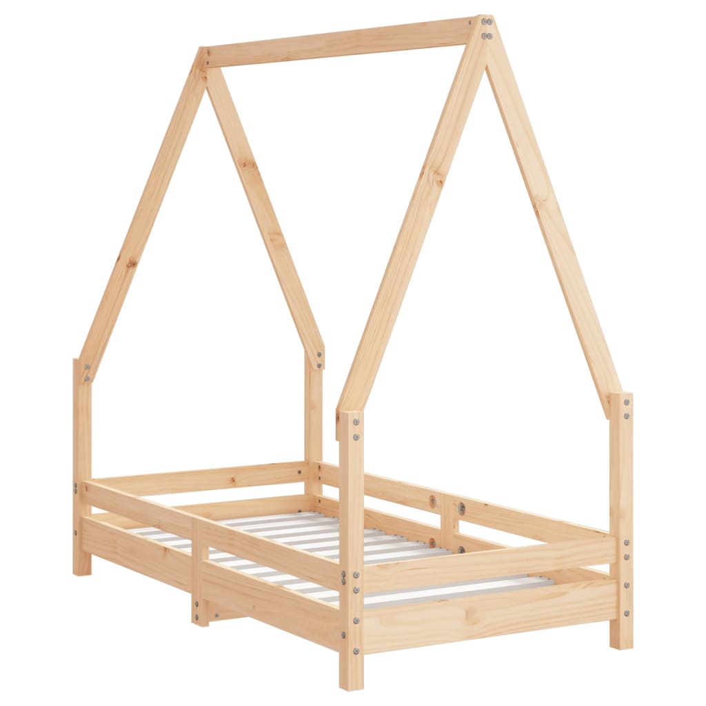 Solid Pine Kids Bed Frame 70x140 cm - Durable & Stylish