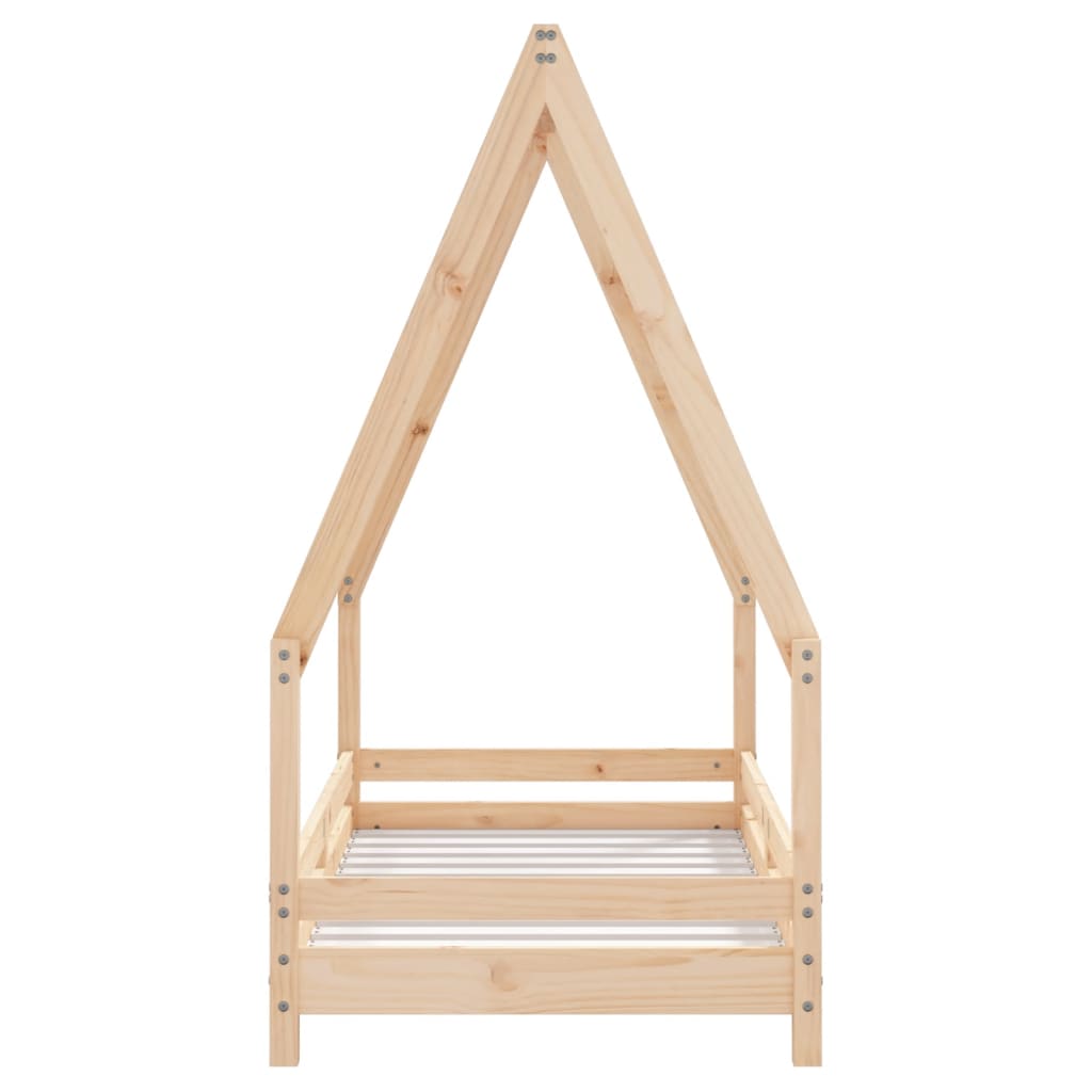 Solid Pine Kids Bed Frame 70x140 cm - Durable & Stylish