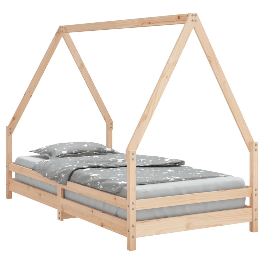 Solid Pine Kids Bed Frame 90x190 cm - Durable & Stylish