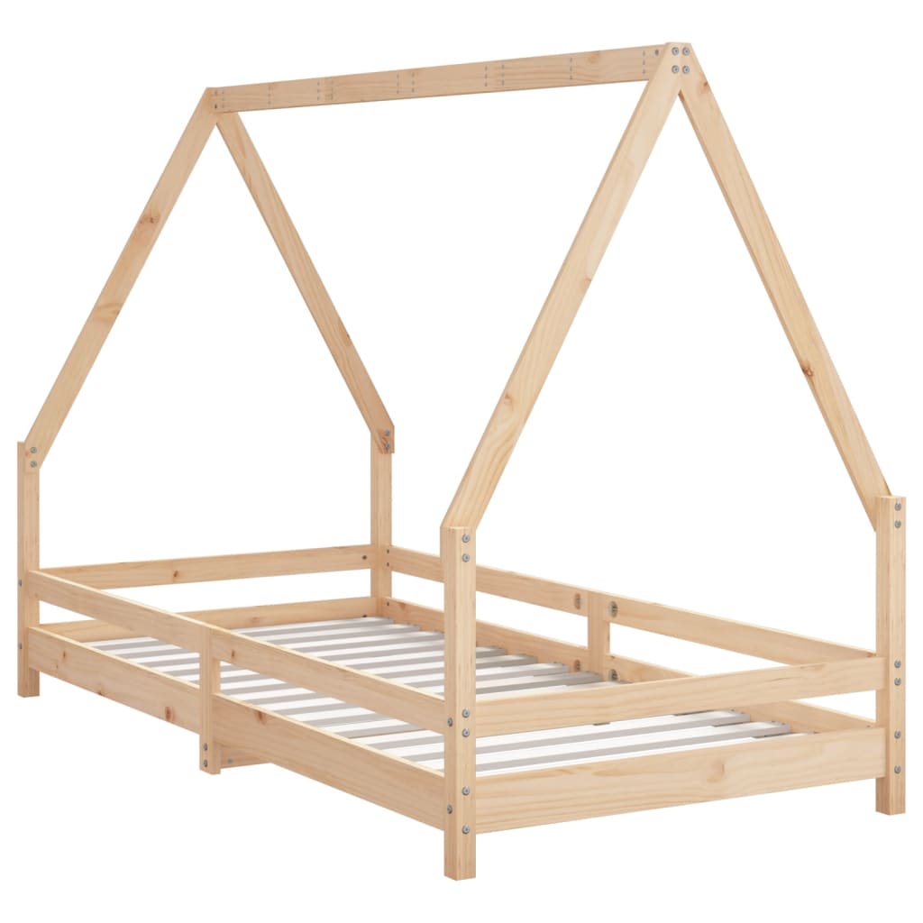 Solid Pine Kids Bed Frame 90x190 cm - Durable & Stylish