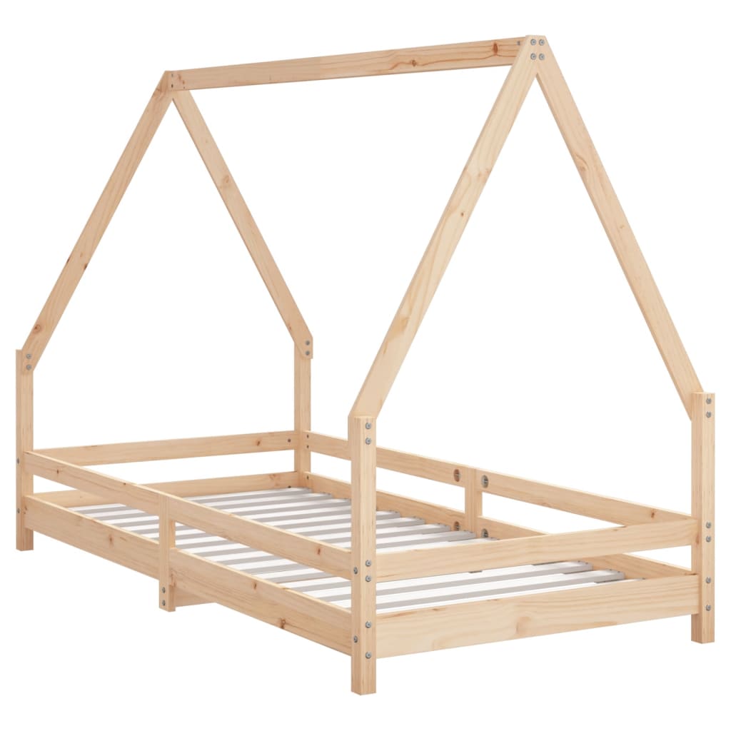 Solid Pine Kids Bed Frame 90x190 cm - Durable & Stylish